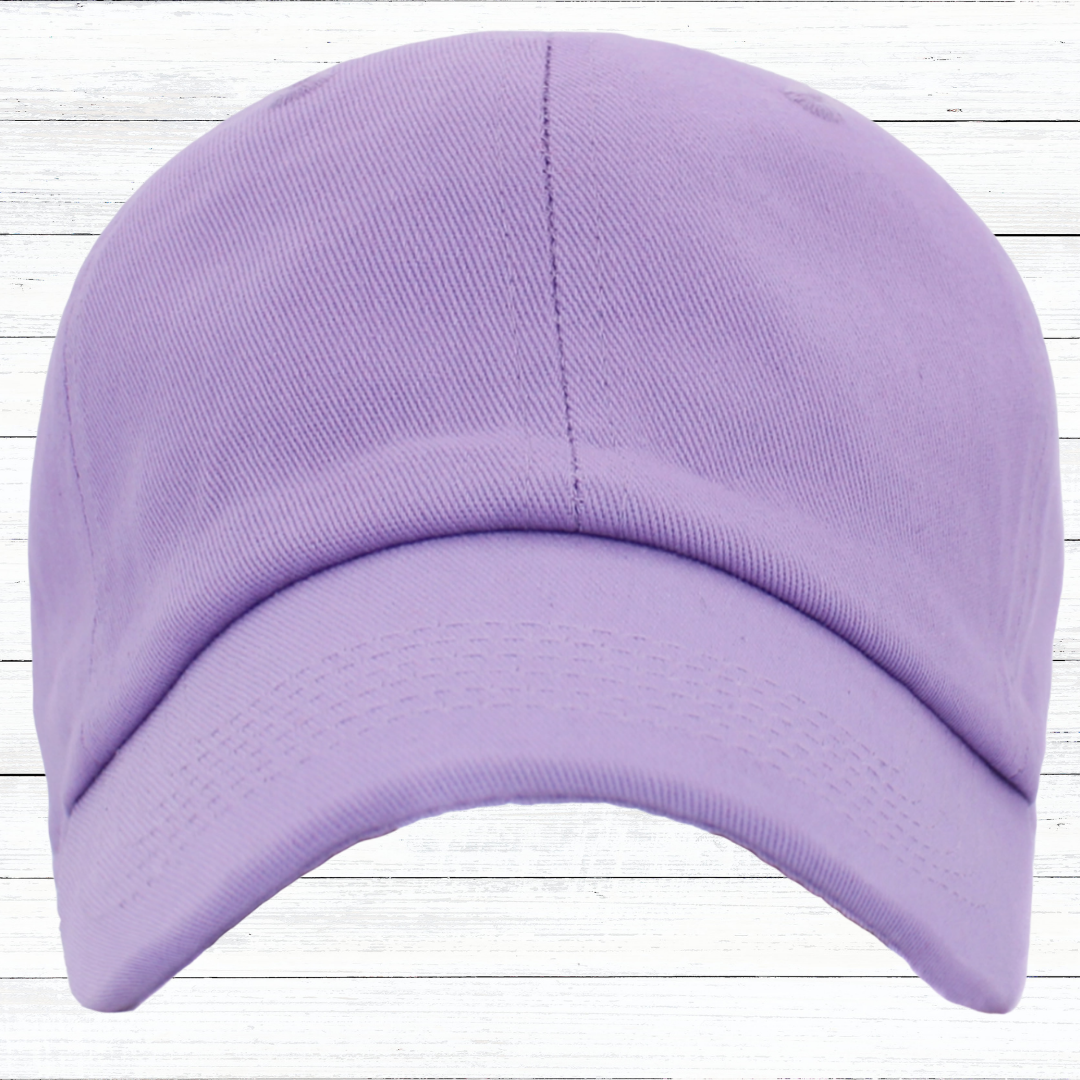 Personalized Low Profile Adjustable Baseball Cap with Engraved Patch