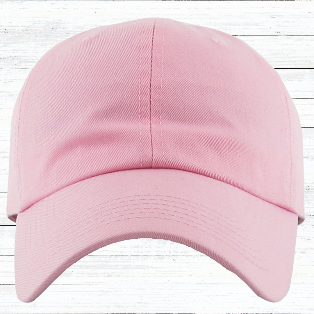 Personalized Low Profile Adjustable Baseball Cap with Engraved Patch