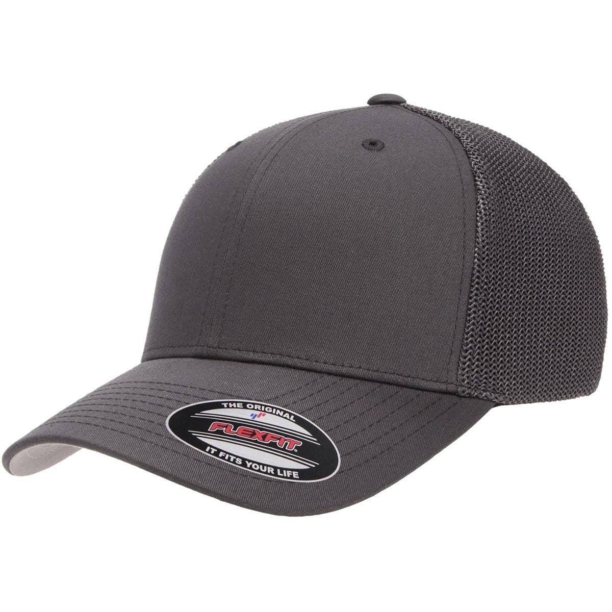 Customizable Flexfit® Trucker Hat with Mesh Back - Flexfit 6511