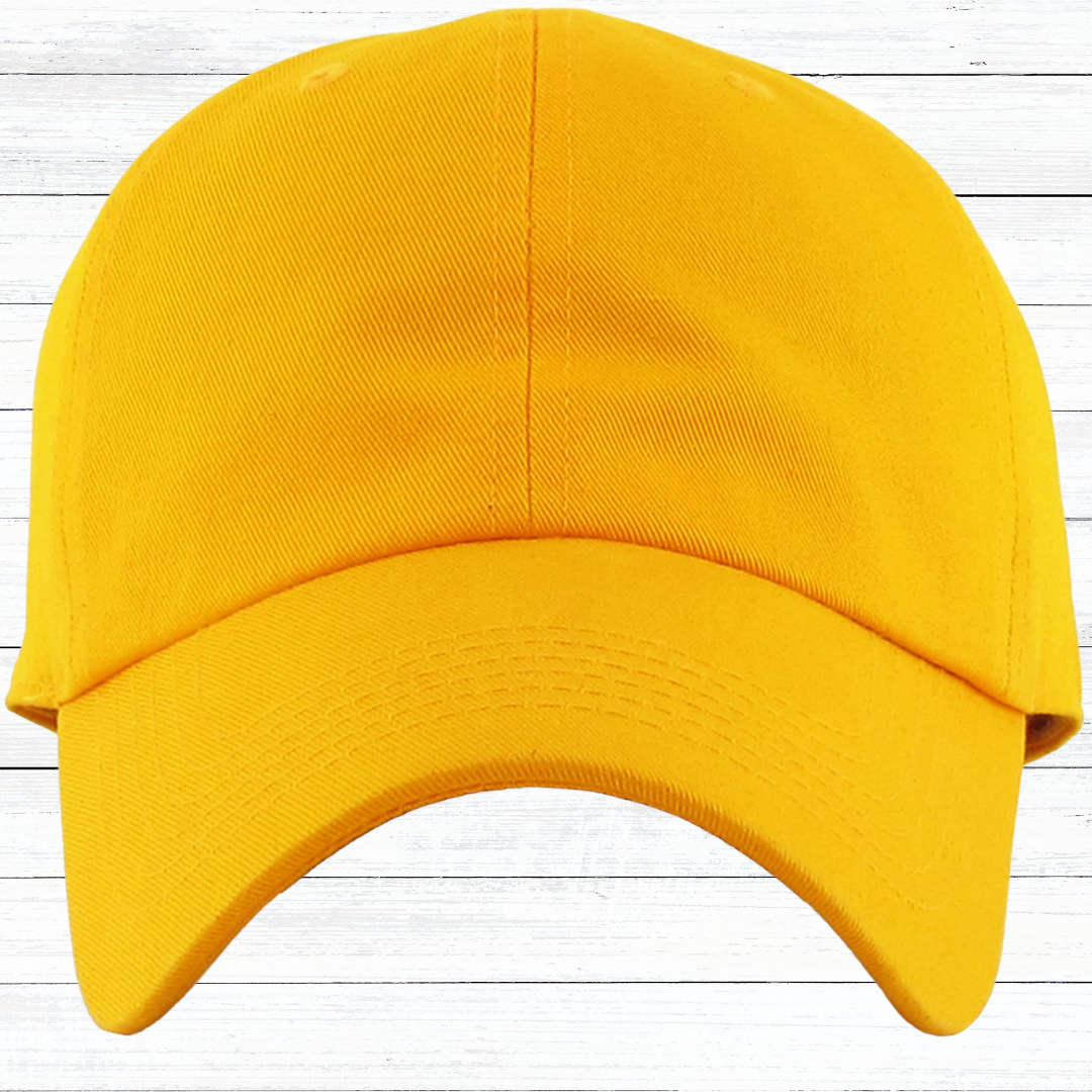 Personalized Low Profile Adjustable Baseball Cap with Engraved Patch