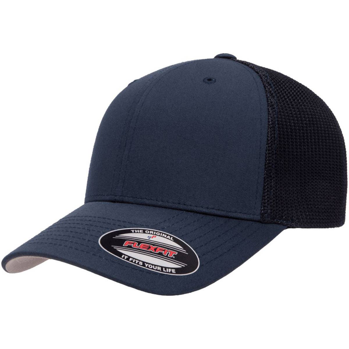 Customizable Flexfit® Trucker Hat with Mesh Back - Flexfit 6511