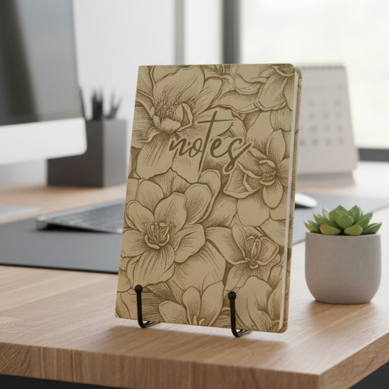 Soft Covered A5 Lined Notebook/Journal | Custom Engraved