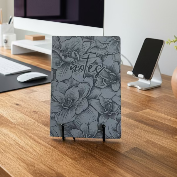 Soft Covered A5 Lined Notebook/Journal | Custom Engraved