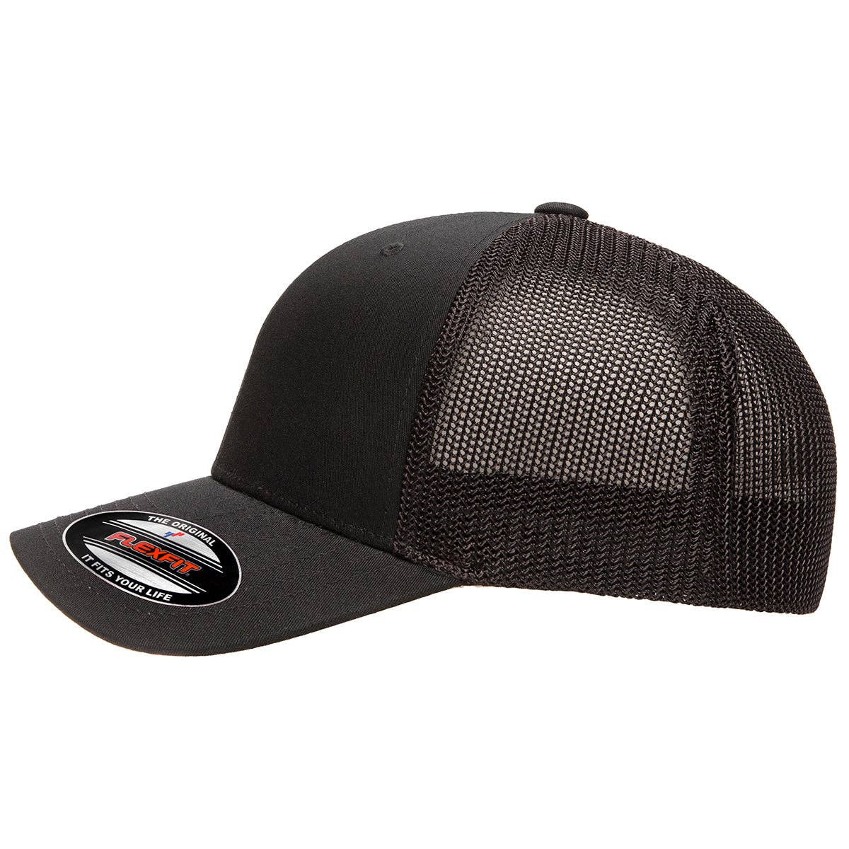 Customizable Flexfit® Trucker Hat with Mesh Back - Flexfit 6511