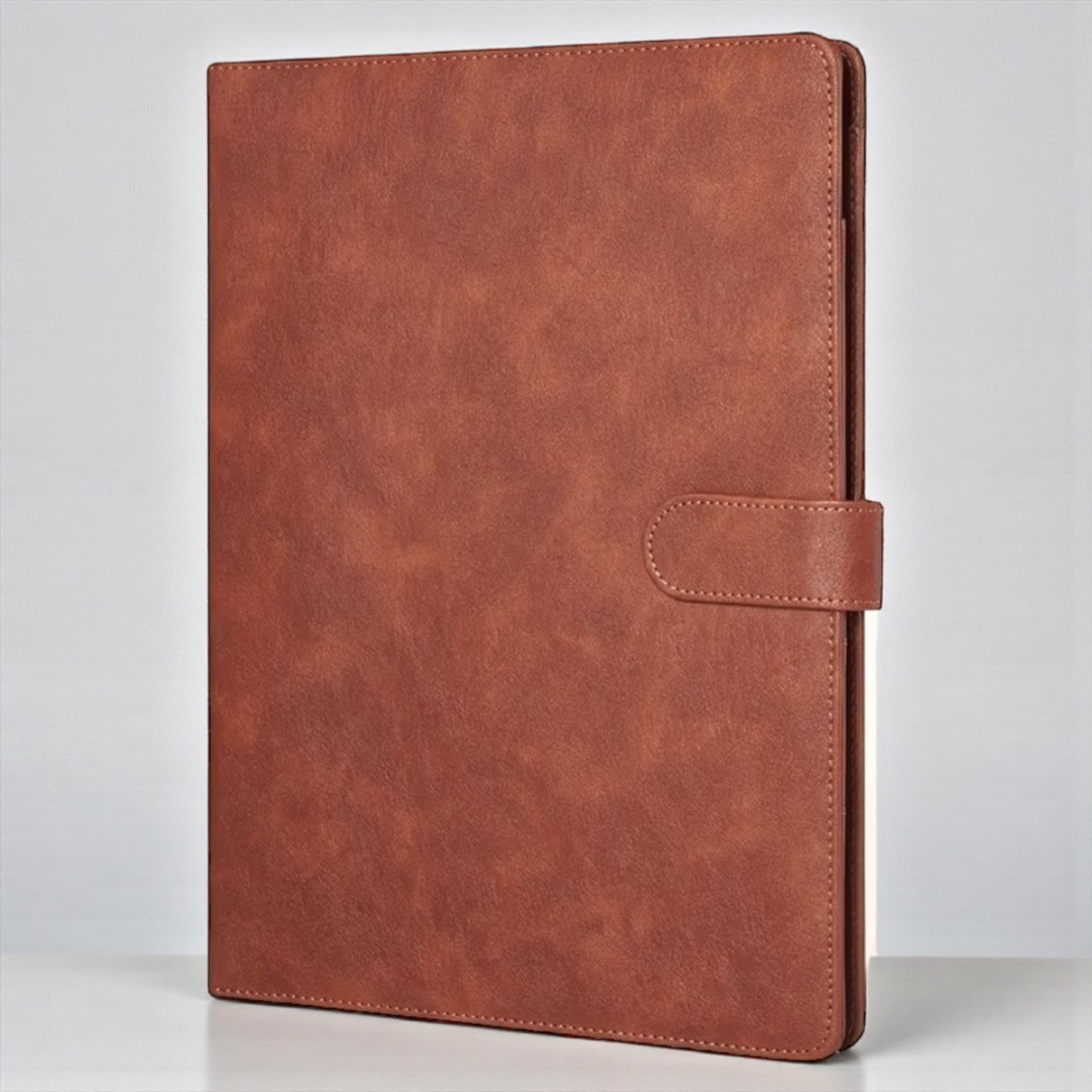 Custom Engraved Leatherette Padfolios | A4 Legal Pads Fit | Pockets & Card Holders | Magnetic Strap Closure