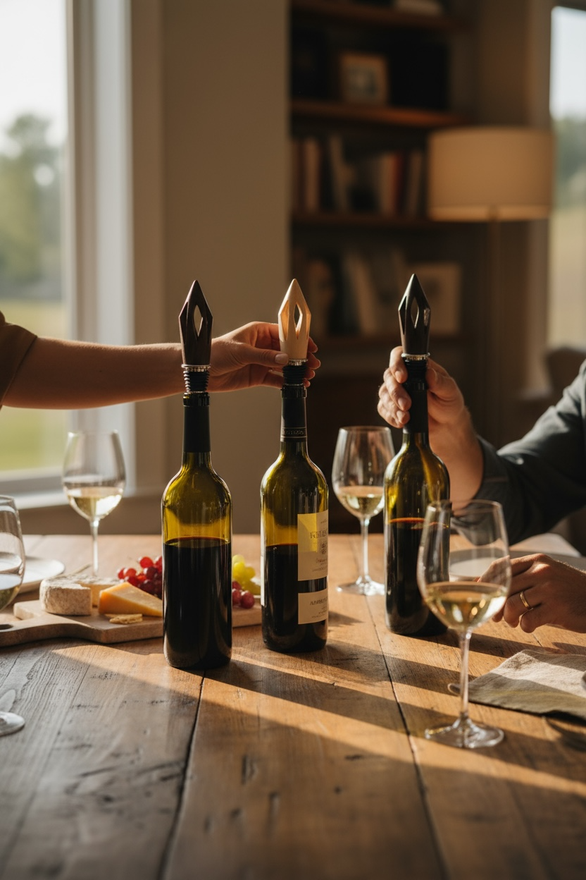 Handmade Wine Stoppers | Gift Boxed | Various Unique Woods