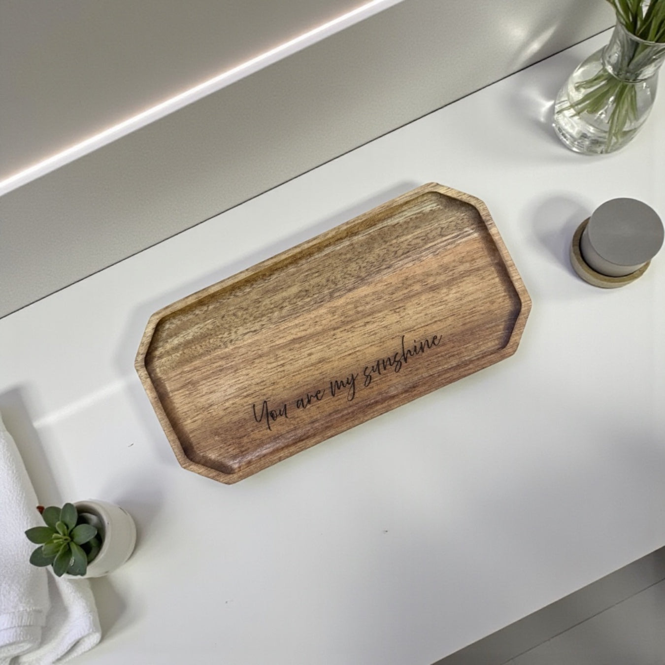 Custom Wooden Engraved Trays | 10 x 5 Inches