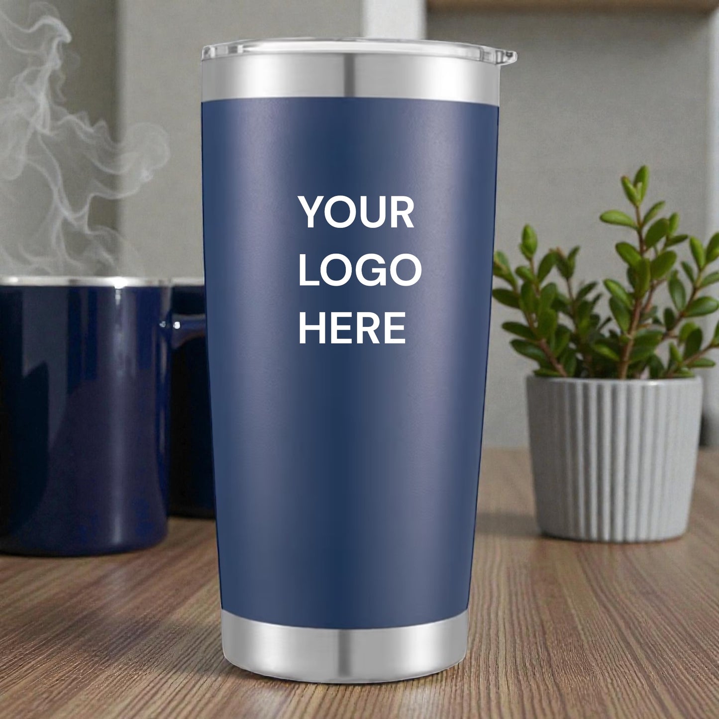 Custom Engraved 20 oz Tumblers | Upload Your Logo | 11 Colors