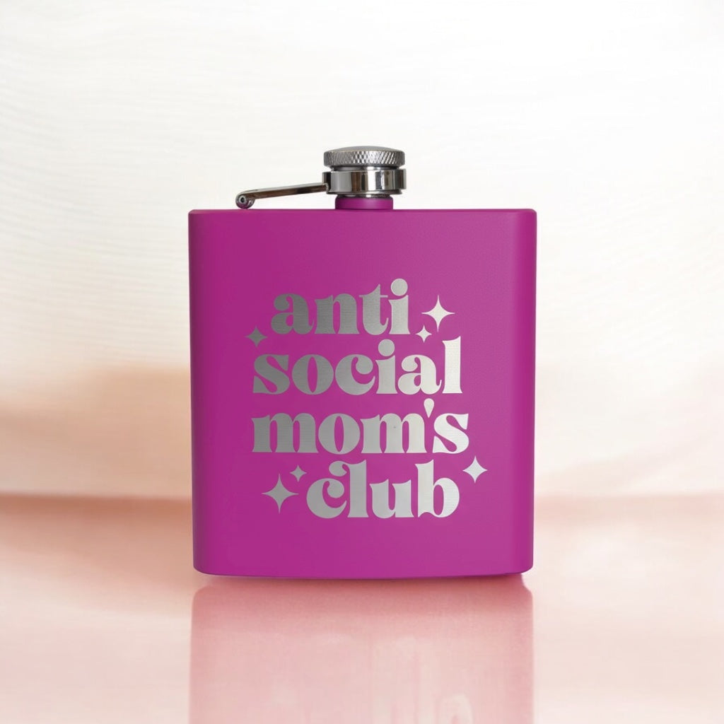 Custom Engraved Powder Coated Flasks | 6oz | With Funnel