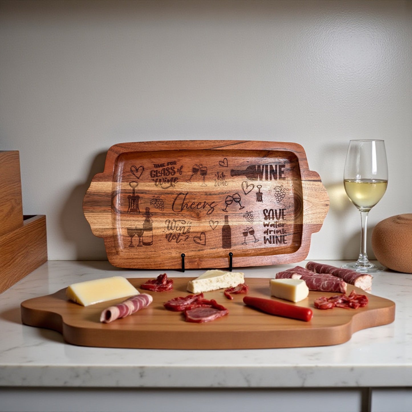 Custom Engraved Wooden Charcuterie & Cutting Boards | Various Sizes