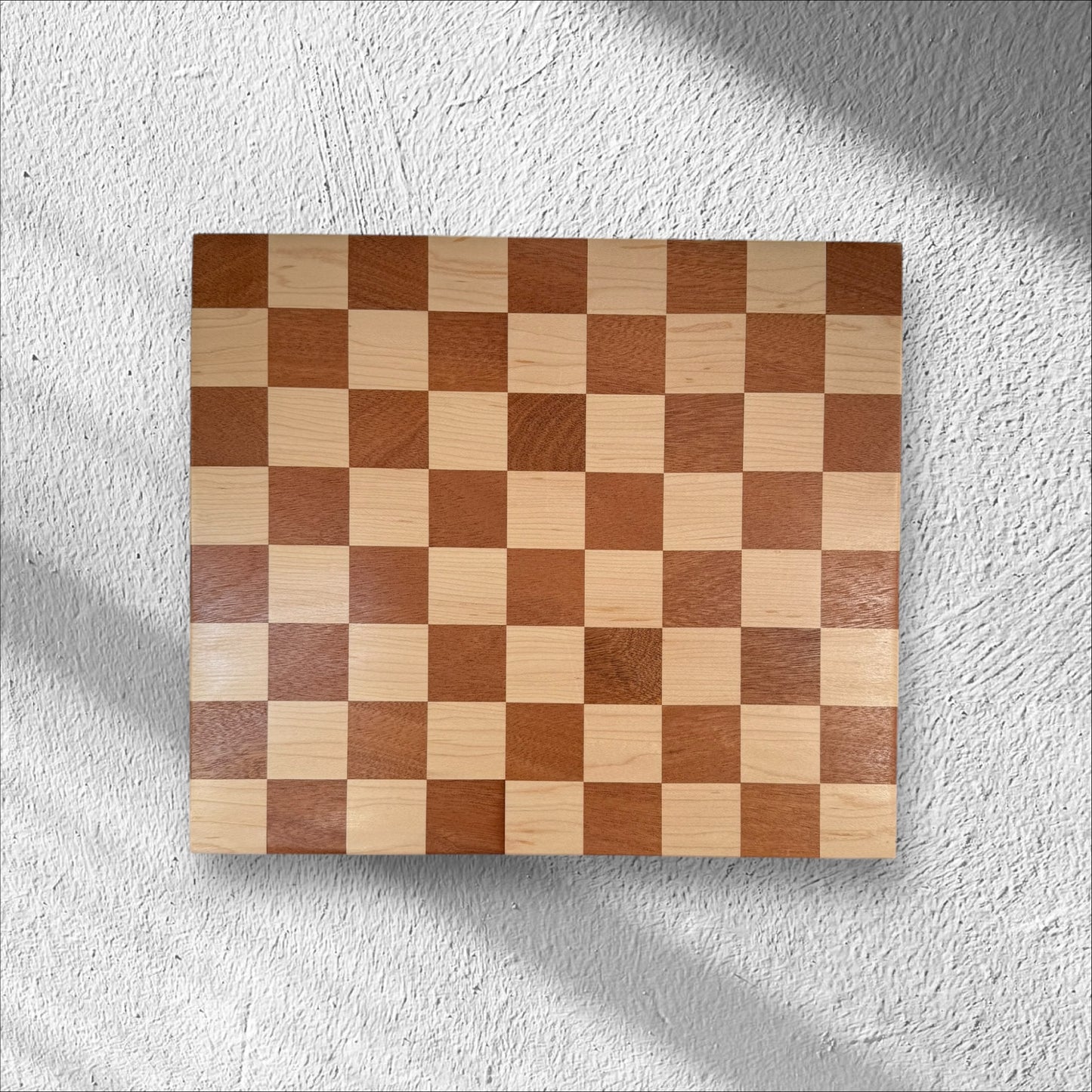 The Luxury Collection | Custom Designed and Handmade Cutting Boards | 14 x 12 Inches | Walnut, Maple & Sipo Wood