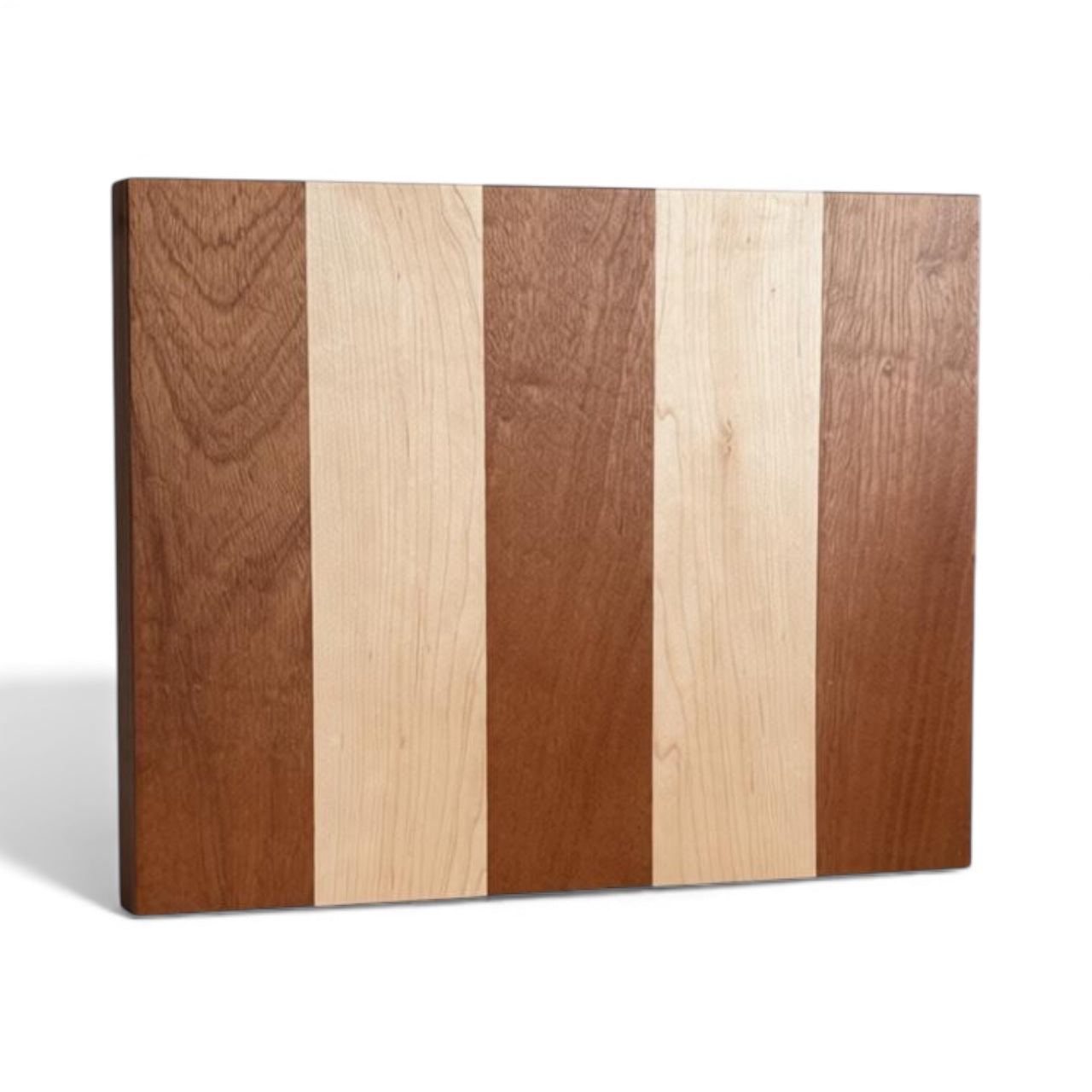The Luxury Collection | Custom Designed and Handmade Cutting Boards | 14 x 12 Inches | Walnut, Maple & Sipo Wood