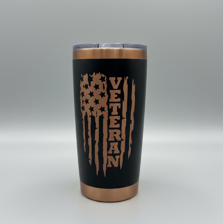 Travel Mug | 20oz | Gold/Copper Reveal | Custom Engraving Options Available