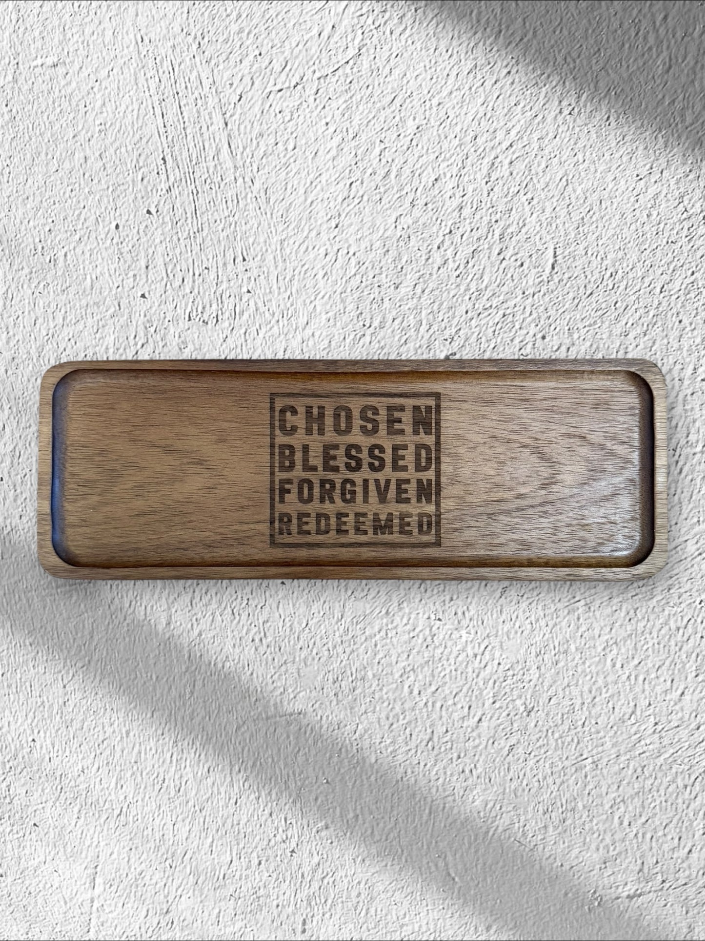 Custom Wooden Engraved Trays | 11 x 4 Inches